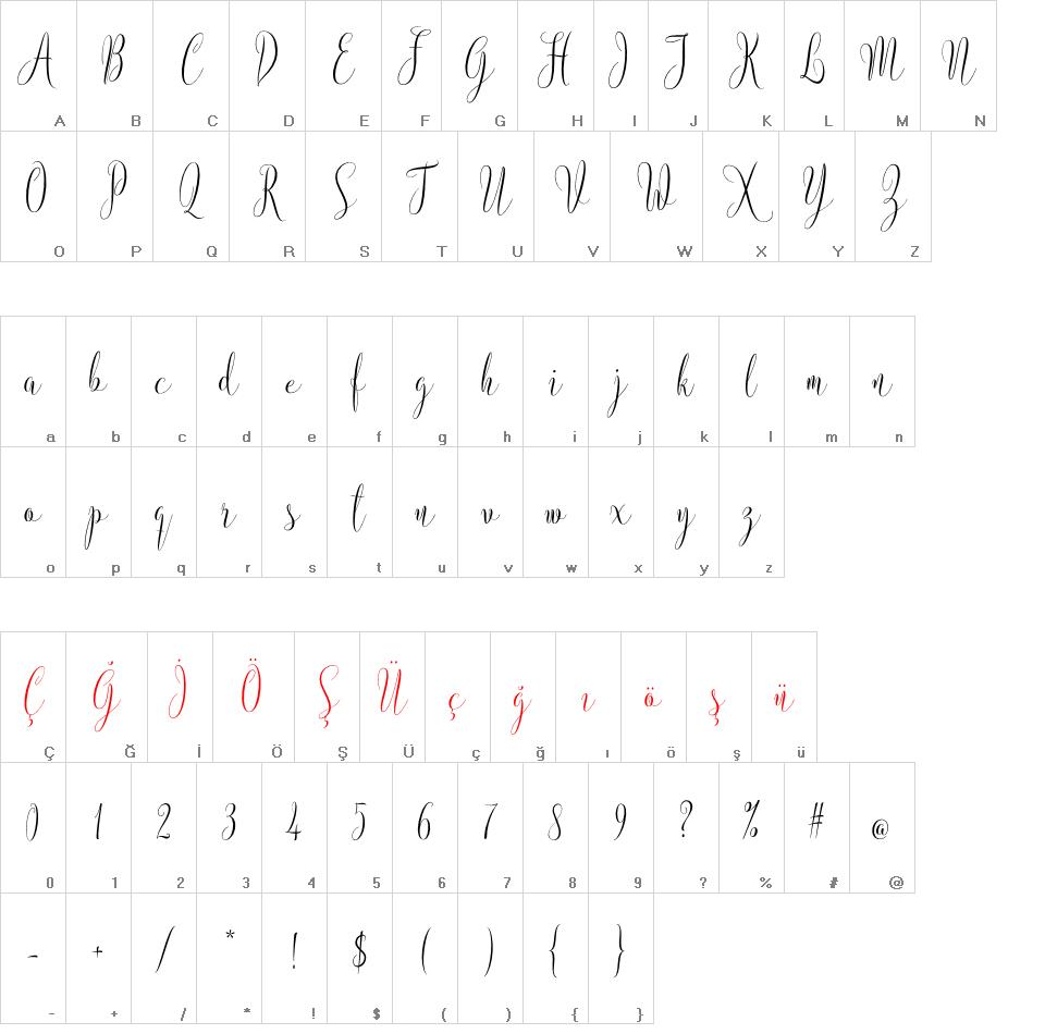 Instine Script font